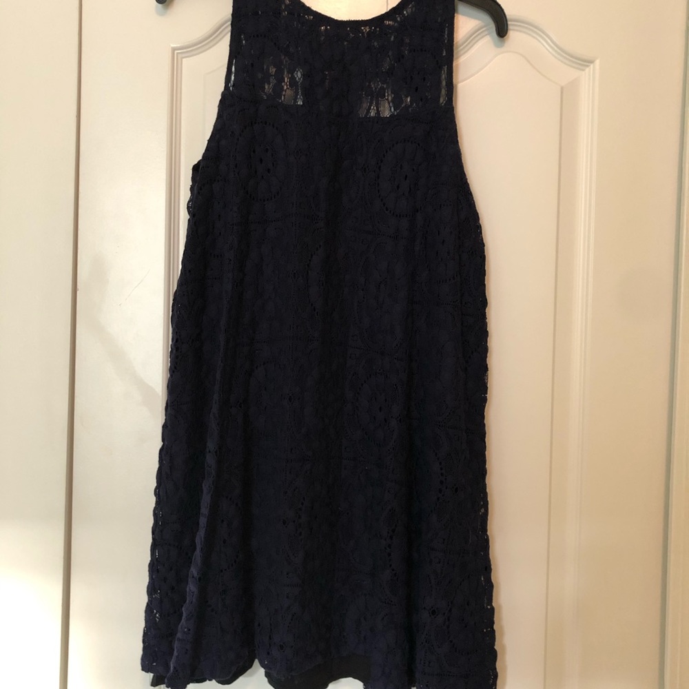 Free People blue lace dress